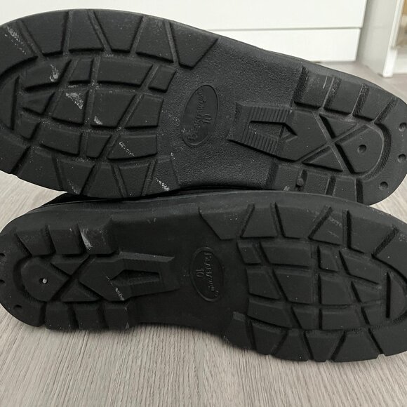 Bear Paw Men's Black Suede 8" Shaft Wool lined Boots Size 10 - Picture 2 of 3